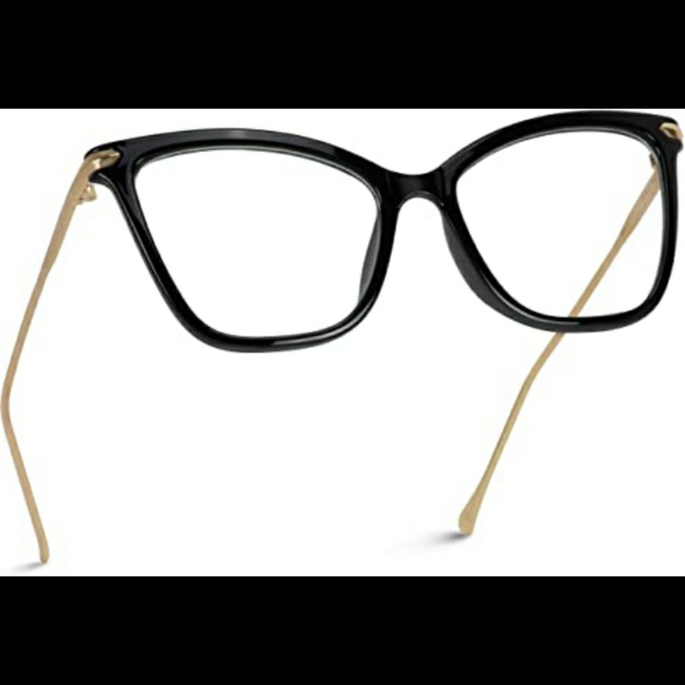 Clear frame glasses